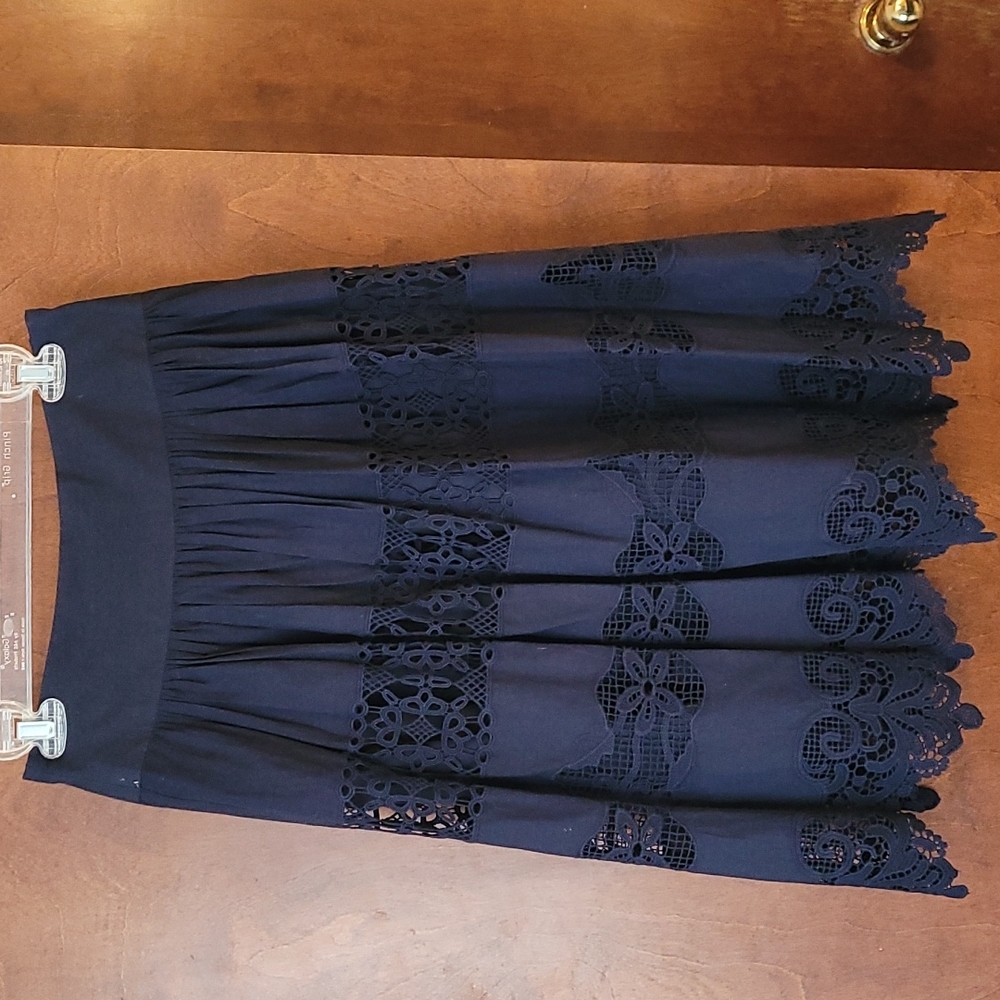 Ann Taylor pleated a- line skirt
